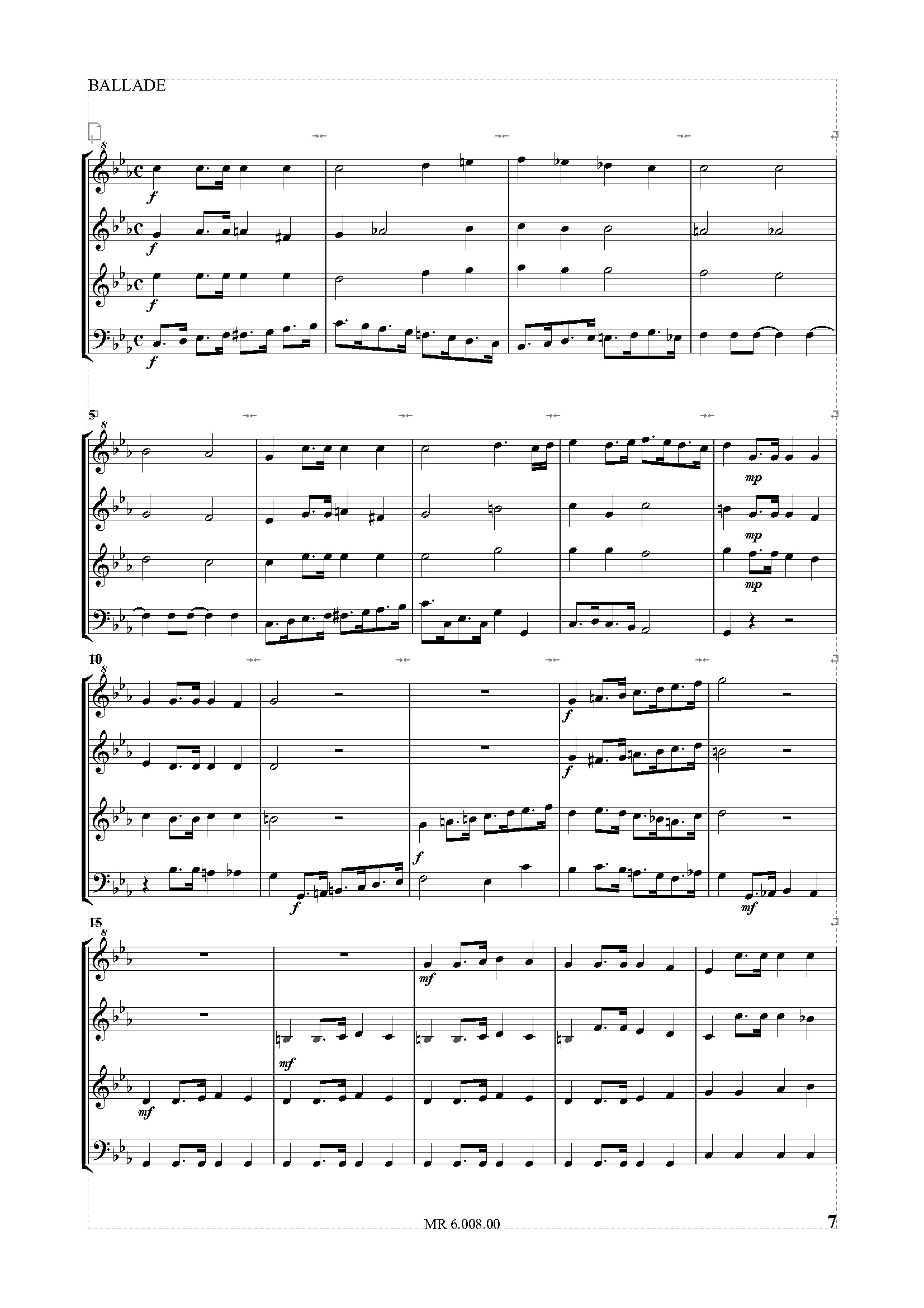 Suite für Blockflötenquartett (PART + Stimmen)